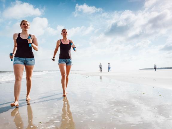 Thalassoübung am Meer