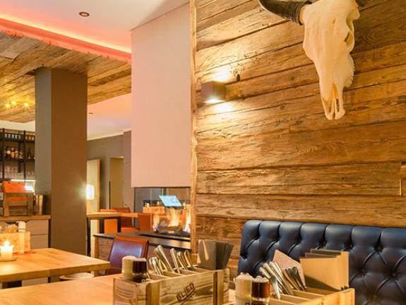 Innenansicht des Restaurant Blied